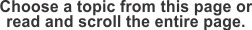 kGraphic instruction-kChoose a topic from this page or read and scroll the entire page.